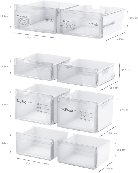 BOSCH FRIGORIFICO MULTIPUERTA KFN96VPEA