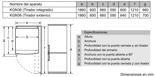 BOSCH COMBI KGN366ICF