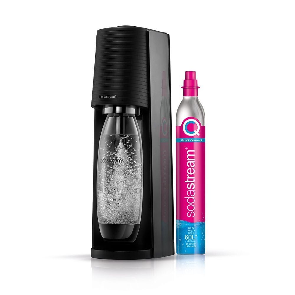 SODASTREAM MAQUINA PARA GASIFICAR AGUA TERRA BLACK
