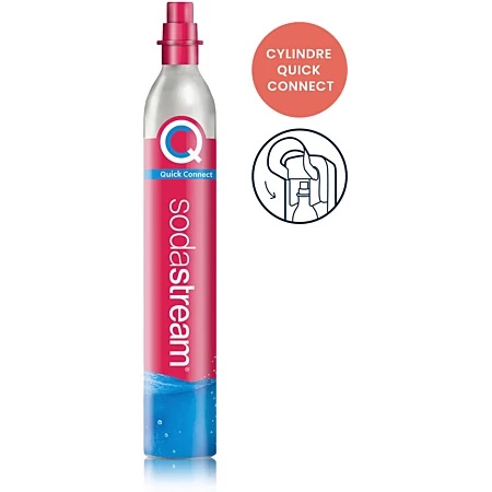 SODASTREAM  CILINDRO RECARGA CO2 QUICK CONNECT ROSA