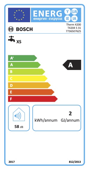 BOSCH CALENTADOR GAS THERM 4204-5 5 LITROS