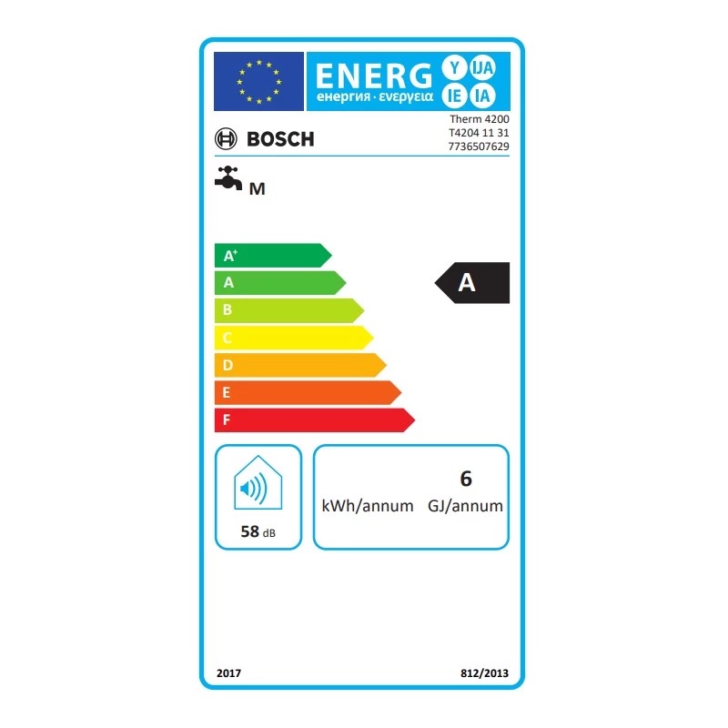 BOSCH CALENTADOR GAS THERM 4204-10 10L