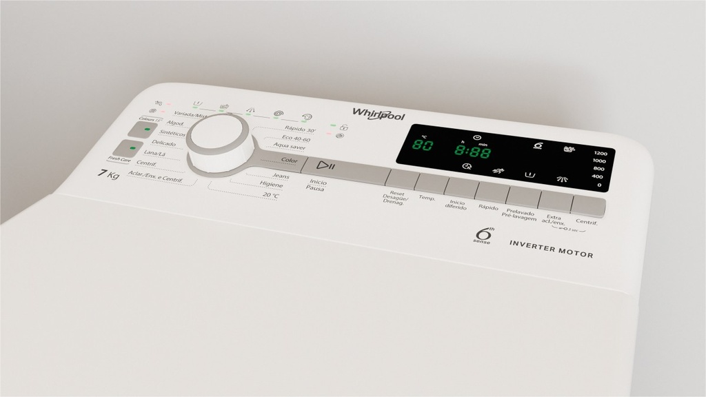 WHIRLPOOL LAVADORA TDLR 7231 BSPT