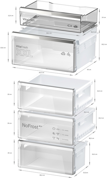 BOSCH FRIGO KGN39AICT