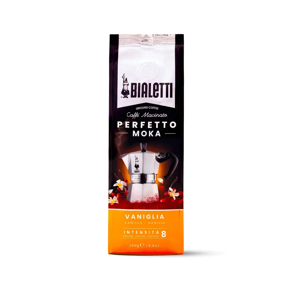 BIALETTI CAFE MOLIDO 250GR PERFETTO MOKA VAINILLA