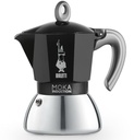 BIALETTI CAFETERA MOKA INDUCCION 2 TAZAS NEGRA