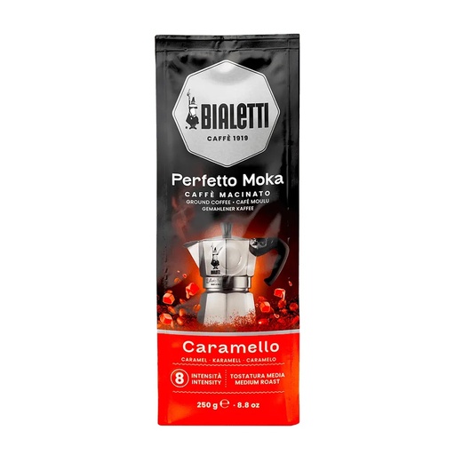 [BIA-096080531] BIALETTI CAFE MOLIDO 250G PERFETTO MOKA CARAMELLO